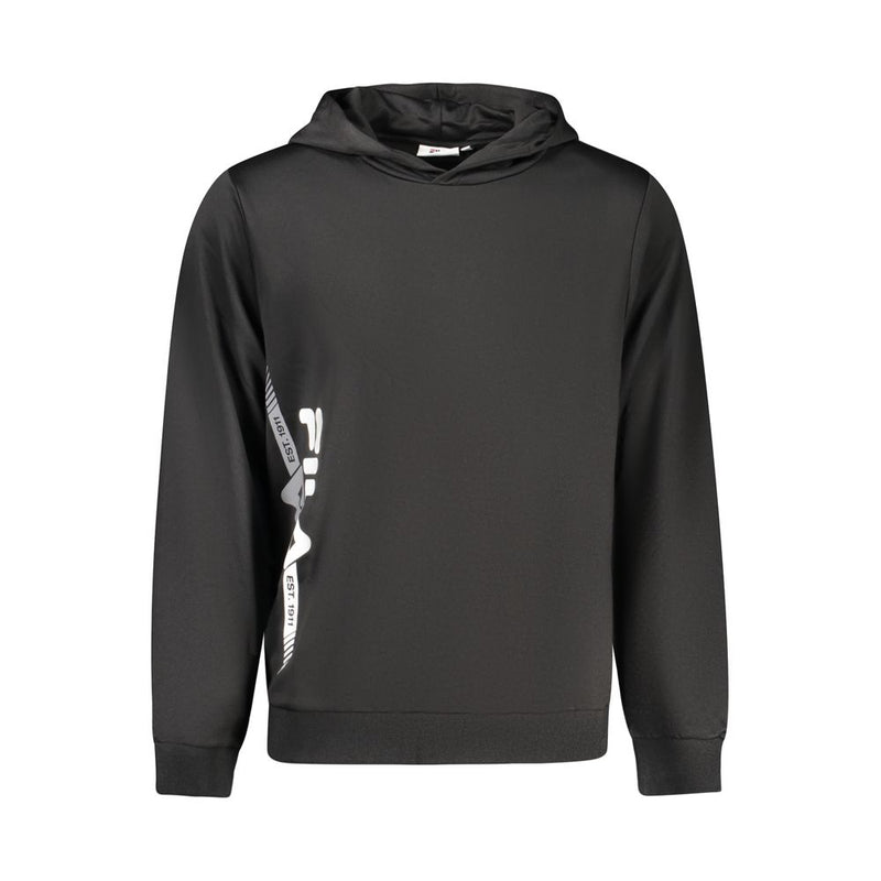 Fila Black Polyester Men Sweatshirt
