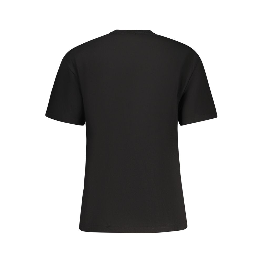 Fila Black Cotton Women T-Shirt - ClickThatClicks 
