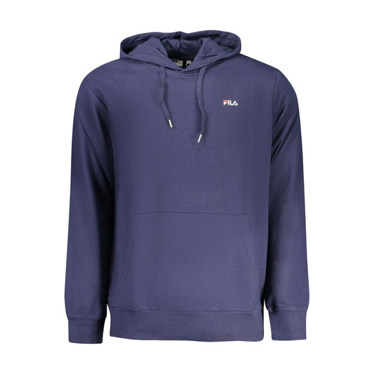 Fila Blue Cotton Men's Hoodie - ClickThatClicks 