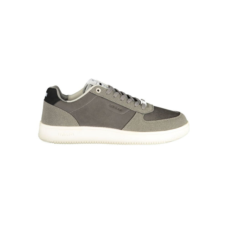 Gas Gray Polyester Men Sneaker