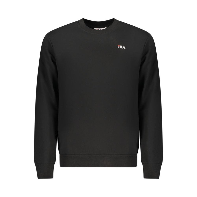 Fila Black Organic Cotton Men Sweatshirt