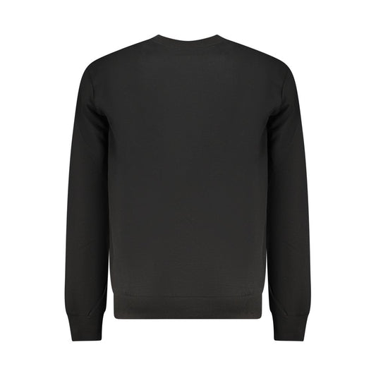 Fila Black Organic Cotton Men Sweatshirt - ClickThatClicks 