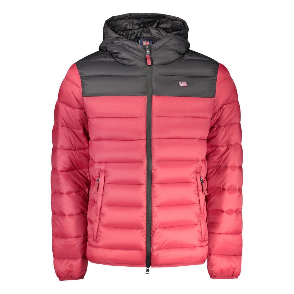 Norway 1963 Red Polyamide Mens Jacket - ClickThatClicks 