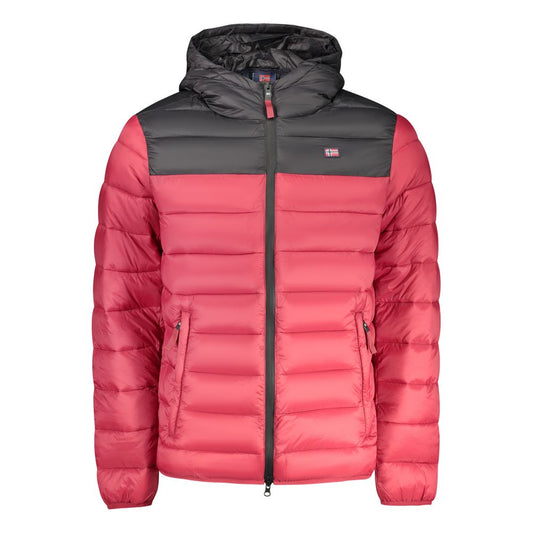 Norway 1963 Red Polyamide Mens Jacket - ClickThatClicks 