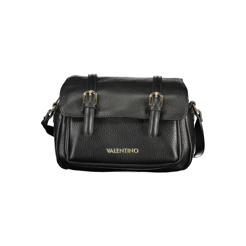 Mario Valentino Black Polyurethane Women Shoulder Bag - ClickThatClicks 