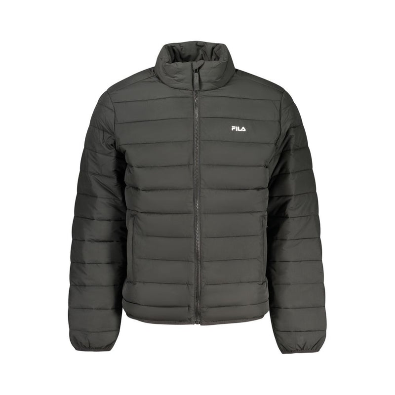 Fila Black Polyester Men's Jacket