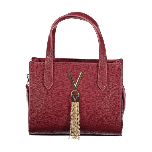 Mario Valentino Rosso Polyurethane Women Handbag - ClickThatClicks 