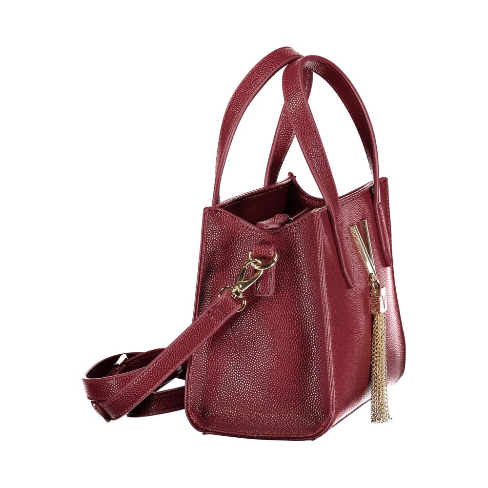 Mario Valentino Rosso Polyurethane Women Handbag - ClickThatClicks 