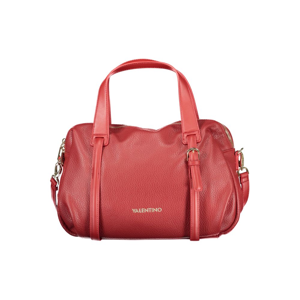 Mario Valentino Red Polyurethane Women Handbag - ClickThatClicks 