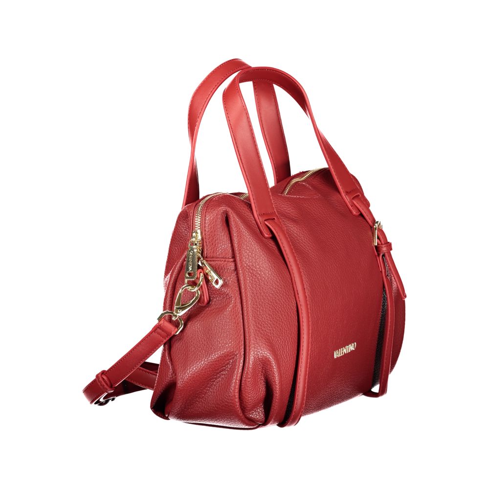 Mario Valentino Red Polyurethane Women Handbag - ClickThatClicks 