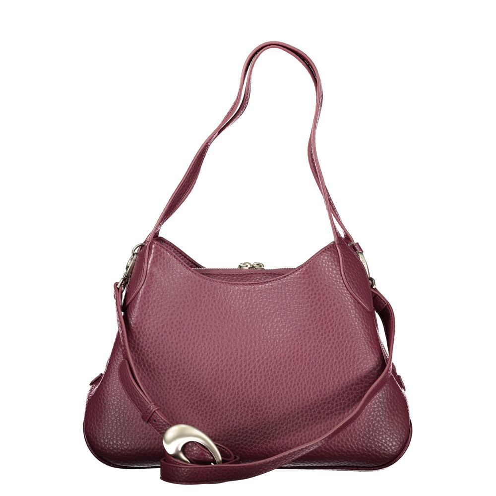 Mario Valentino Rosso Polyurethane Women Handbag - ClickThatClicks 