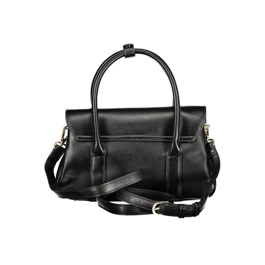 Mario Valentino Nero Polyurethane Women's Handbag - ClickThatClicks 