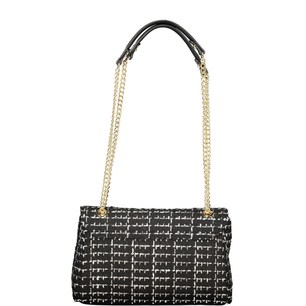 Mario Valentino Nero Polyurethane Women Shoulder Bag - ClickThatClicks 