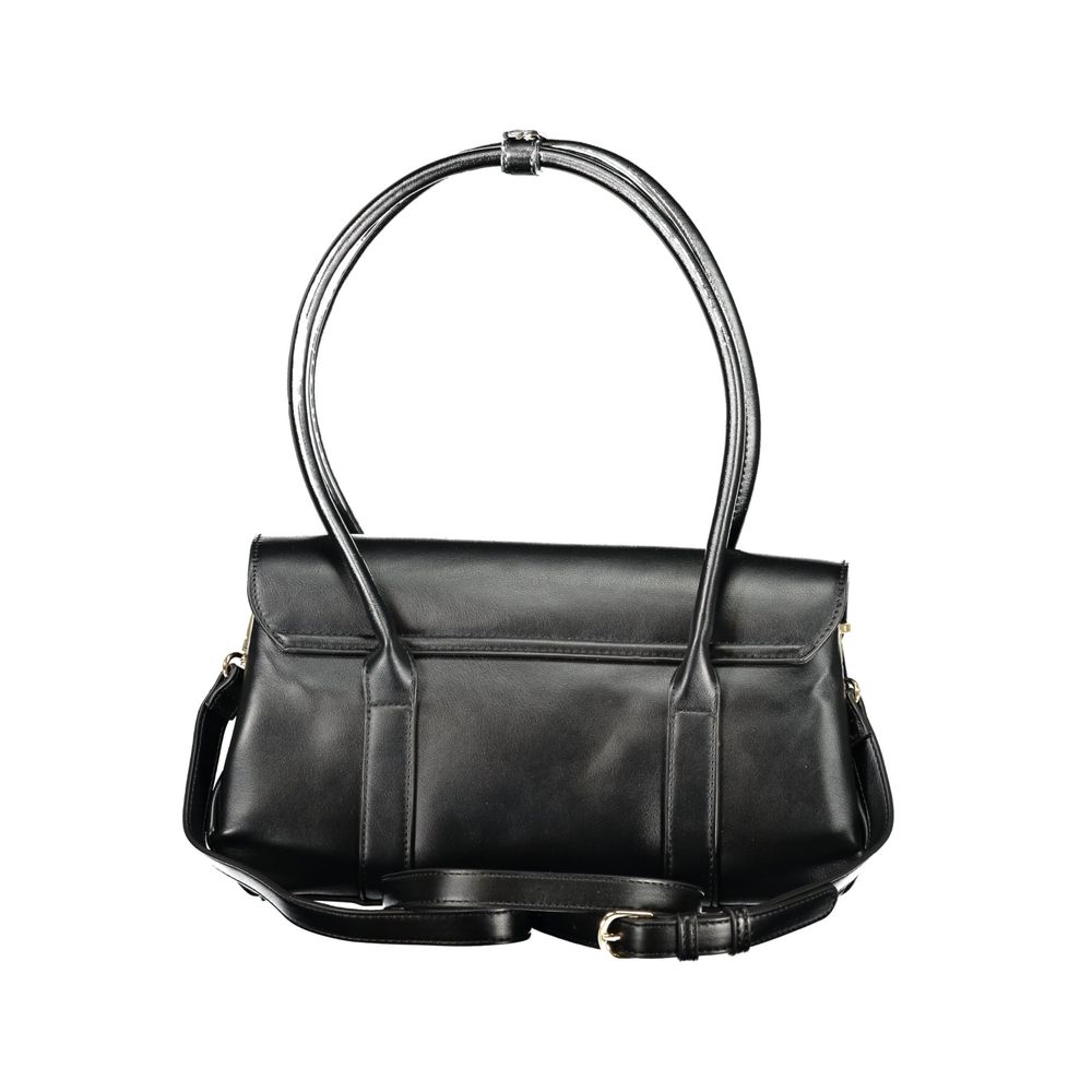 Mario Valentino Nero Poliuretano Woman Shoulder Bag - ClickThatClicks 