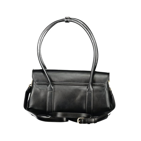 Mario Valentino Nero Poliuretano Woman Shoulder Bag - ClickThatClicks 