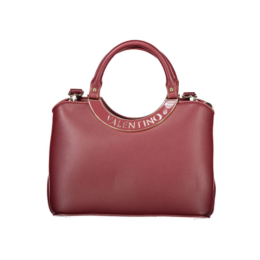 Mario Valentino Red Polyurethane Women Handbag - ClickThatClicks 