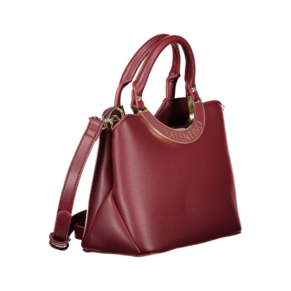Mario Valentino Red Polyurethane Women Handbag - ClickThatClicks 