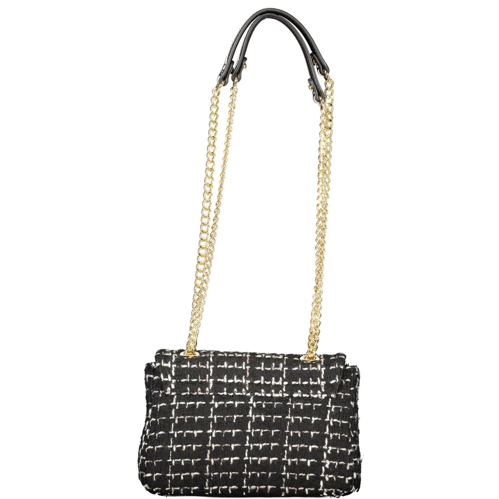 Mario Valentino Black Polyurethane Women Handbag - ClickThatClicks 