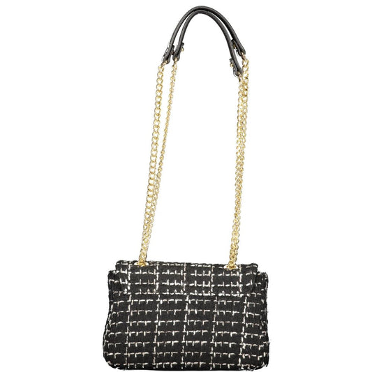 Mario Valentino Black Polyurethane Women Handbag - ClickThatClicks 
