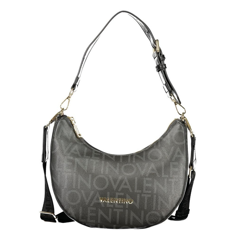 Mario Valentino Black Polyurethane Women Handbag