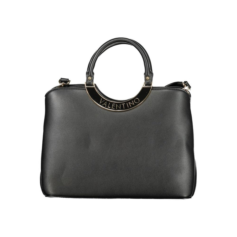 Mario Valentino Black Polyurethane Women Handbag