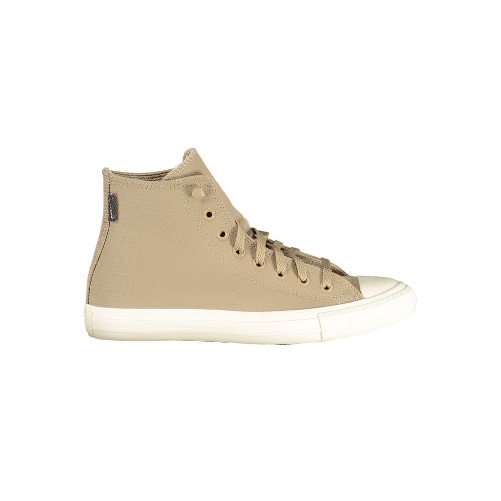 Converse Beige Leather Unisex Sneaker - ClickThatClicks 