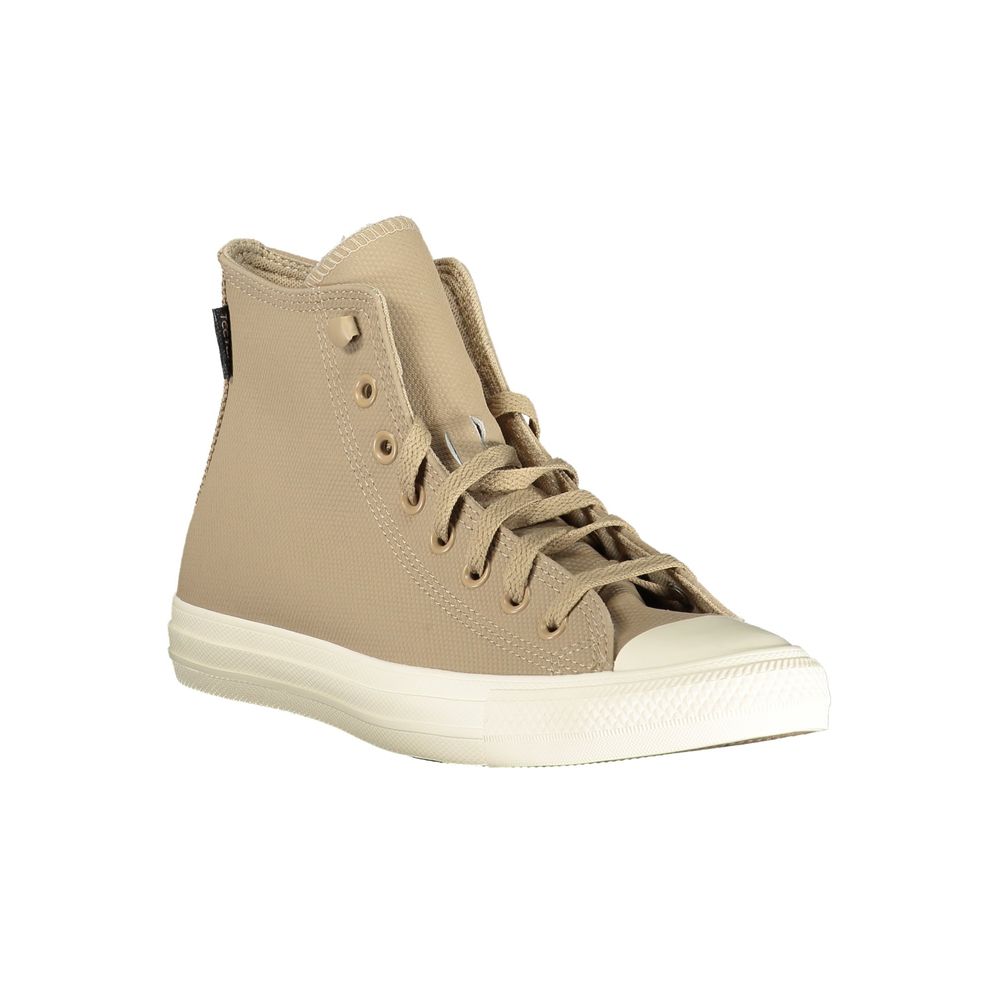 Converse Beige Leather Unisex Sneaker - ClickThatClicks 