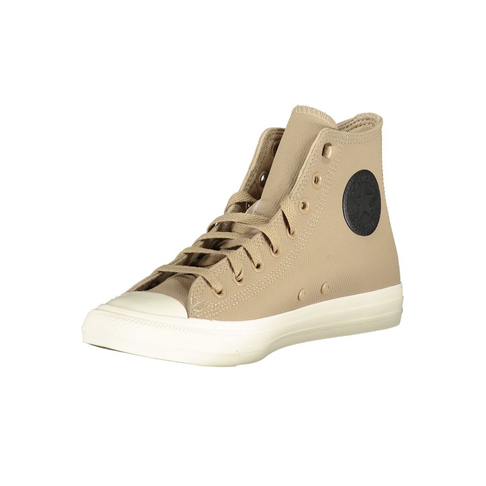 Converse Beige Leather Unisex Sneaker - ClickThatClicks 