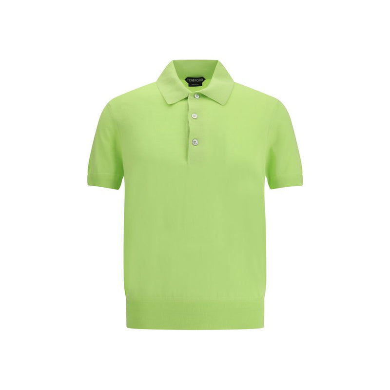 Tom Ford Bicolor Cotton Polo Shirt