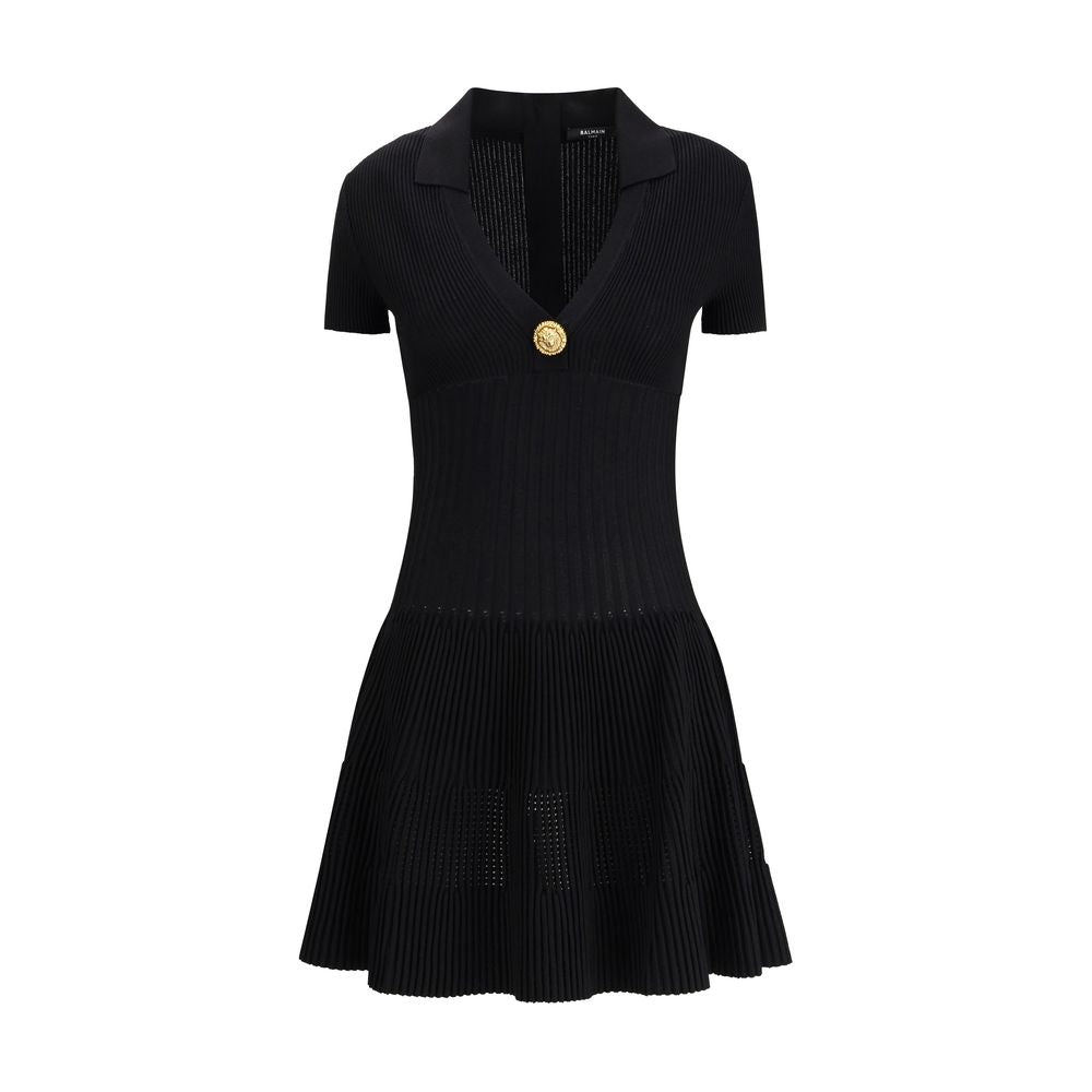 Balmain Black Viscose Casual Dress - ClickThatClicks 