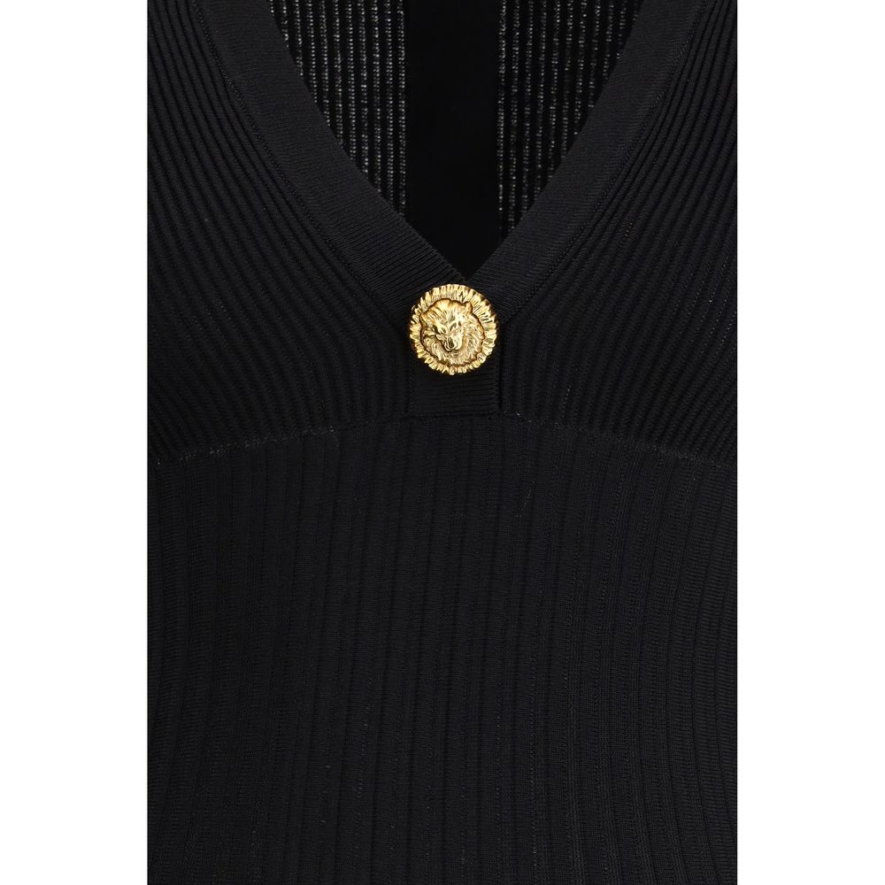 Balmain Black Viscose Casual Dress - ClickThatClicks 