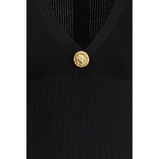 Balmain Black Viscose Casual Dress - ClickThatClicks 
