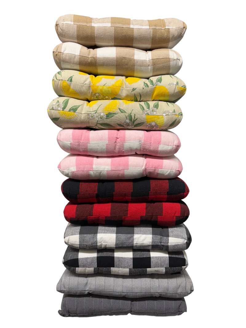 Assorted Patterned Seat Pad - Box of 12