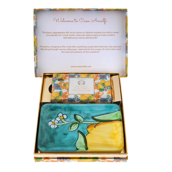 Casa Amalfi Buongiorno Positano Maiolica Single Gift Set - ClickThatClicks 