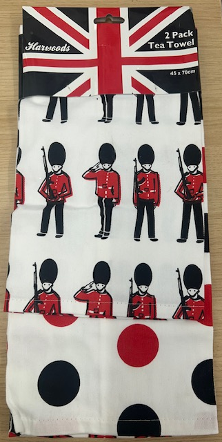 Busby Guards Tea Towel Set - Pack of 2