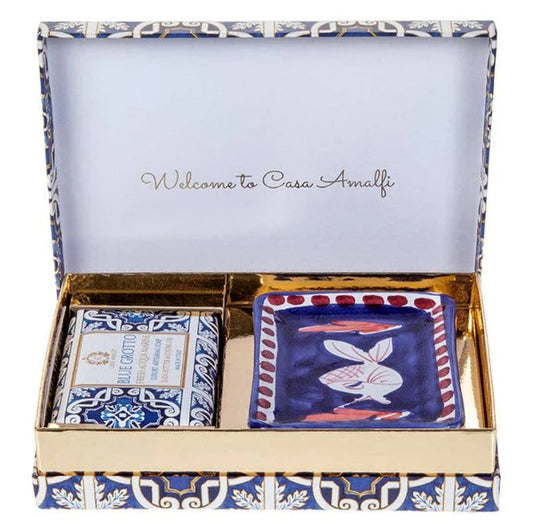 Casa Amalfi Blue Grotto Maiolica Single Gift Box - ClickThatClicks 