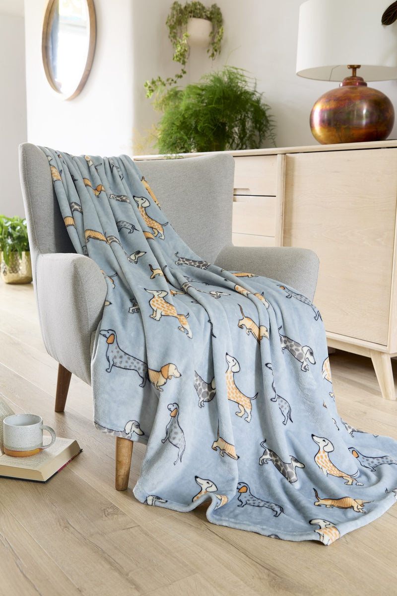 Bellissimo Printed Fleece Throw Blanket – Soft Flannel Comfort (3 Stylish Designs)