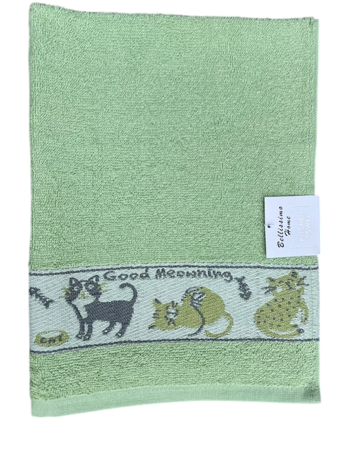 Animal Border Cotton Tea Towels - Pack of 12