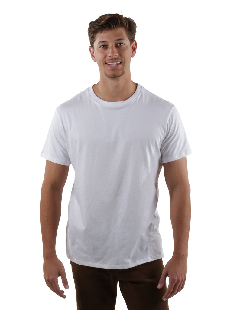 Men’s SUPIMA® Cotton Crew Neck T-Shirt – Surfboard Crossing Graphic