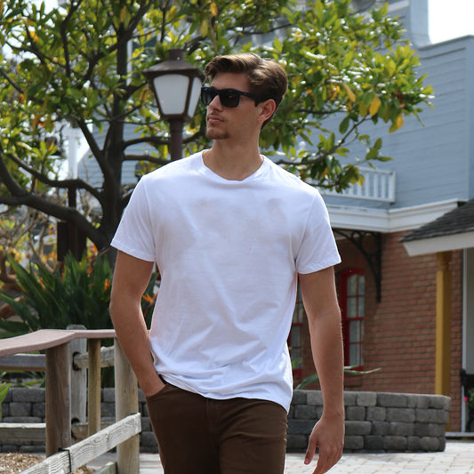 Men’s SUPIMA® Cotton Crew Neck T-Shirt - ClickThatClicks 