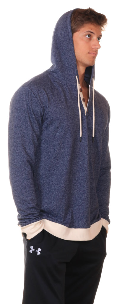 Mock Twist Fleece Hoodie – Blue Coast Edition - ClickThatClicks 