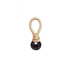 Black Pearl Pendant – Elegant Artisan Pearl Jewelry