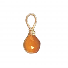 Carnelian Pendant – Warm Artisan Gemstone Jewelry