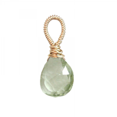 Green Amethyst Pendant – Artisan Gemstone Jewelry