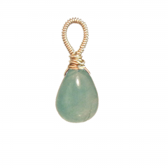 Green Fluorite Pendant – Artisan Gemstone Jewelry