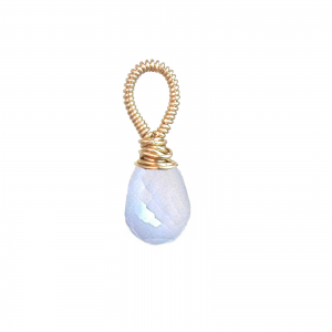 Pale Blue Chalcedony Pendant – Soft Serenity Artisan Gemstone Jewelry