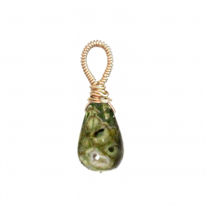 Rain Forest Agate Pendant – Nature-Inspired Artisan Jewelry