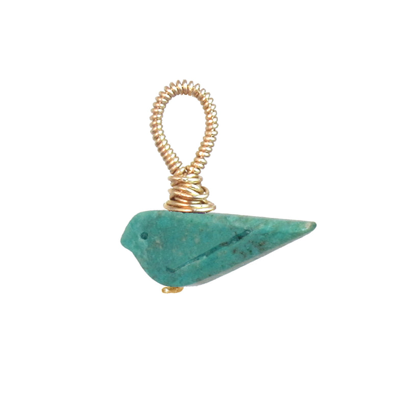 Turquoise Bird Pendant – Nature-Inspired Artisan Jewelry