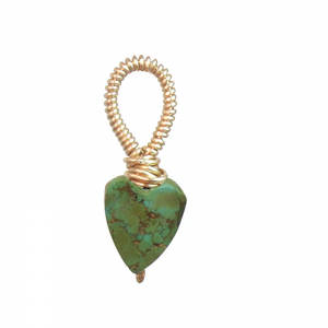 Turquoise Heart Pendant – Artisan Handmade Gemstone Jewelry