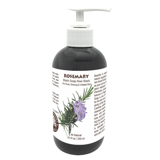 All Natural Black Soap Aloe Wash